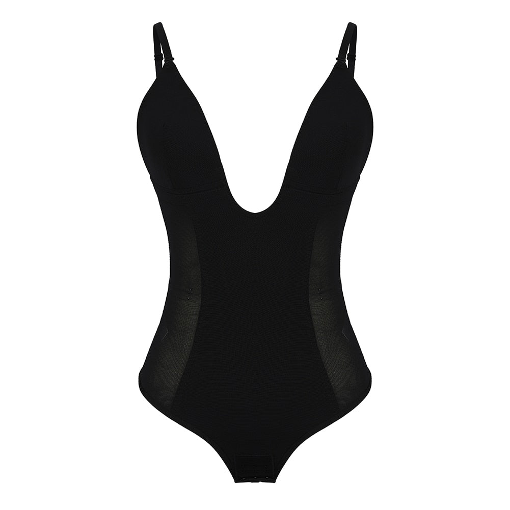 Body Sculpting Backless Thong Corset - Body Sculpt Shapewear