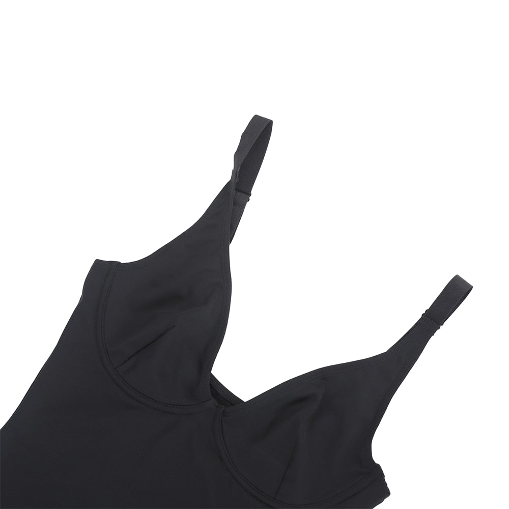 Deep V Neck Backless Sculpting Bodysuit - Body Sculpt Shapewear