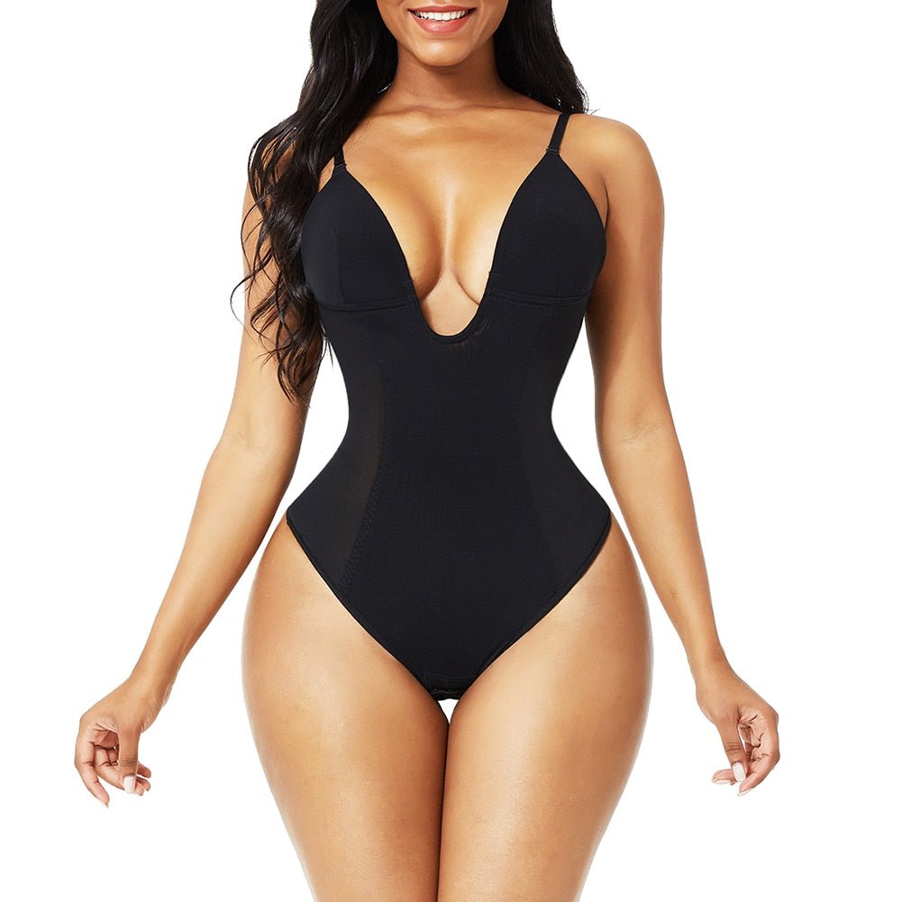 Body Sculpting Backless Thong Corset - Body Sculpt Shapewear